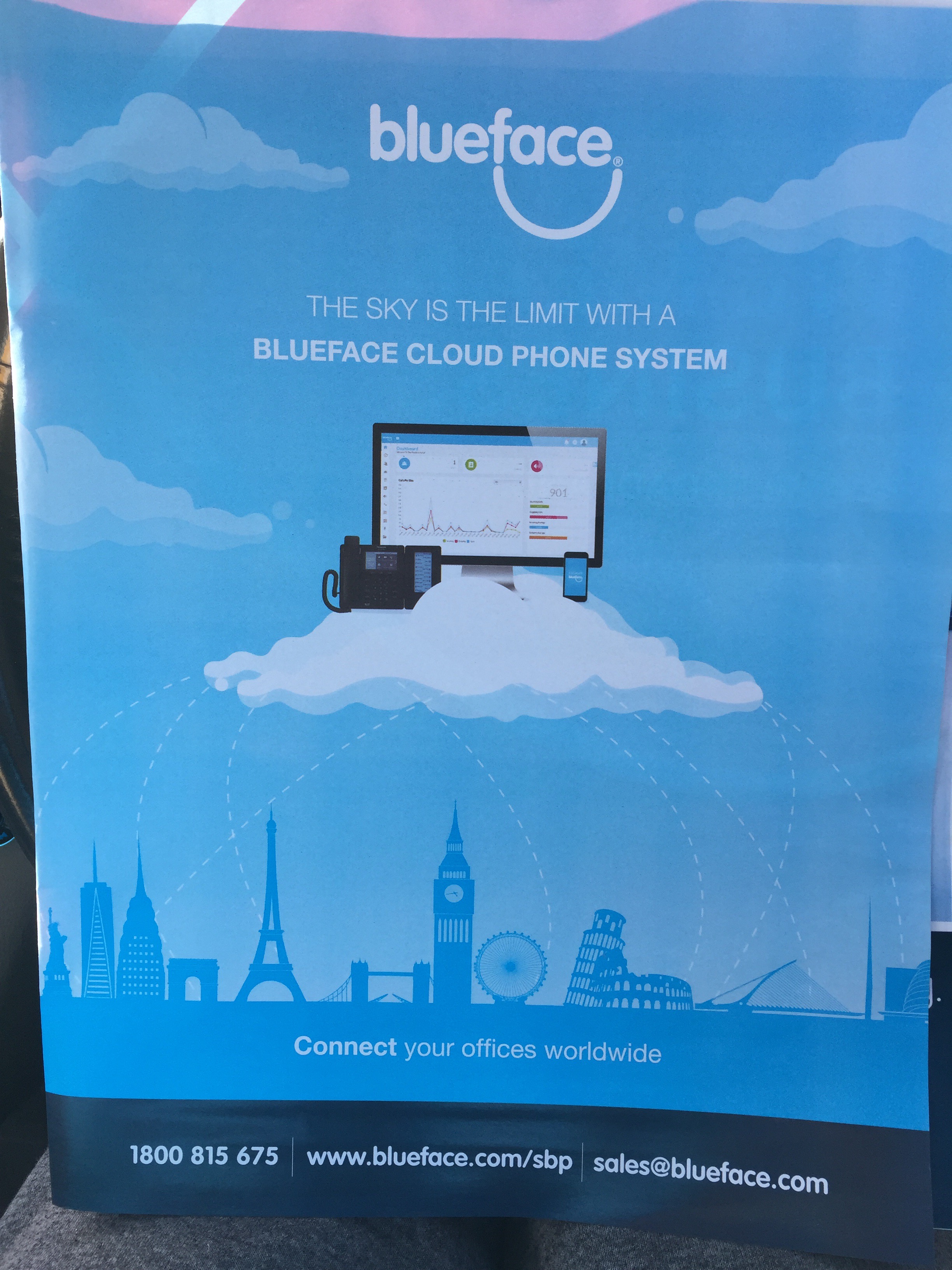 Blueface – the sky is the limit with a blueface cloud phone system 